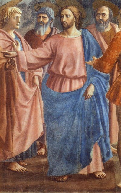 El tributo (detalle) de Giovanni di Ser Giovanni